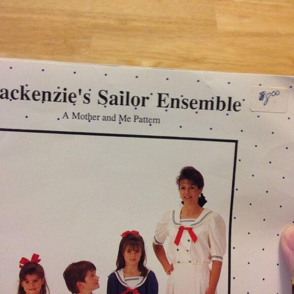 Vintage pattern girl's dress and jumpsuit, Angel Wears - Picture 4 of 8